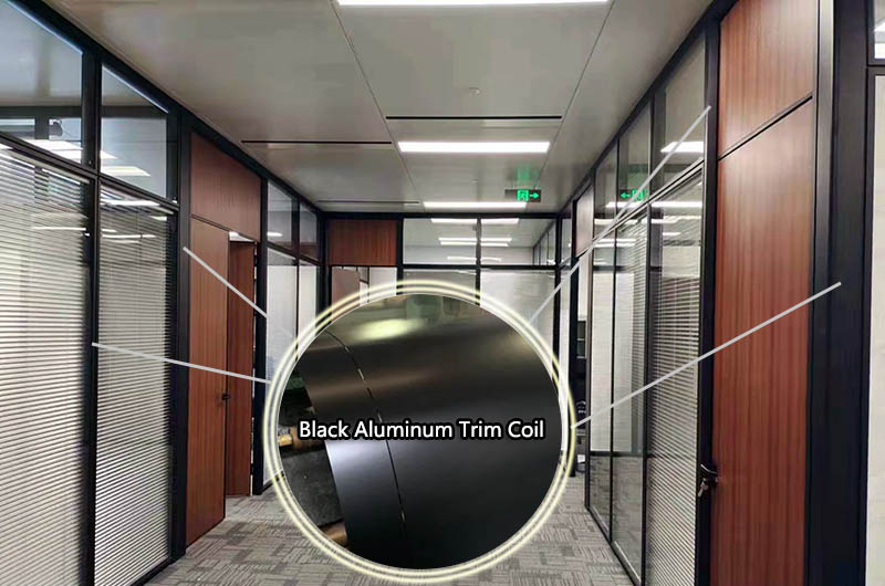 Black Aluminum Trim Coil