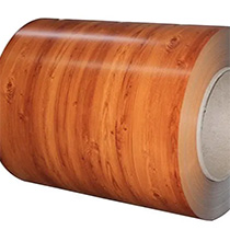 PVC Wood Grain Finish Aluminum Coil