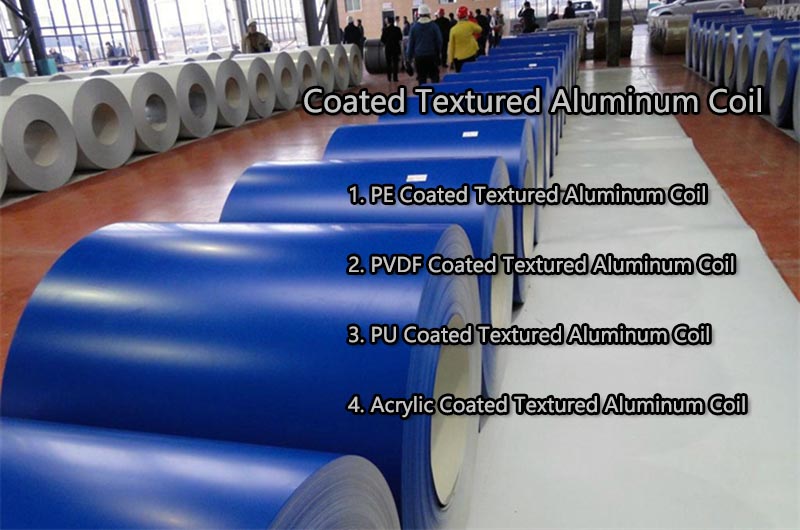 Coated Textured Aluminum Coil