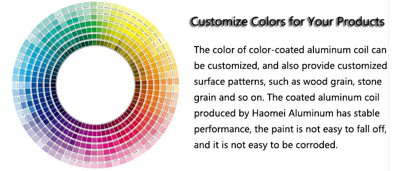 Custom Color Coated Aluminum Coil