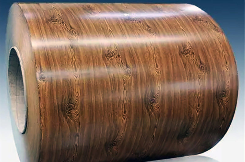 Wood Grain Coated Aluminum Coil