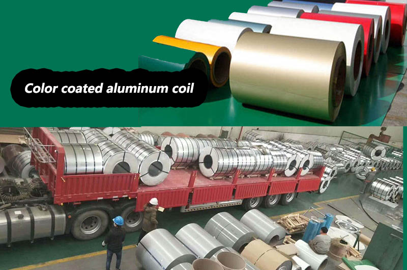 What are the process characteristics of color coated aluminum coils?